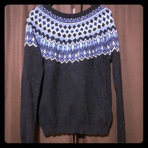 Sweater fuzzy and warm